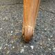 Large Louis XV dining table stripped in solid cherry wood 1970 270cm