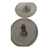 Duo of Moulin des Loups serving dishes