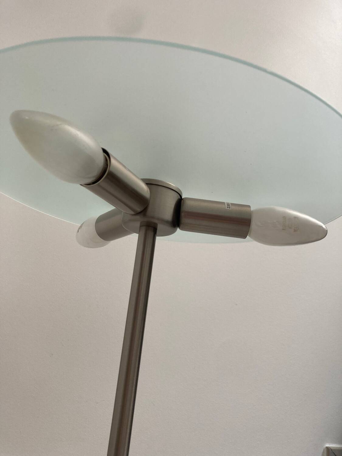 Lampe bureau contemporaine métal et verre