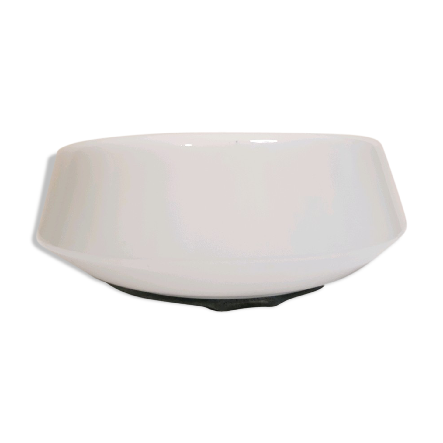 Ceiling light in opaline white 60's