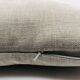 Coussin rectangulaire, Housse et Insert. Gris, Champagne. Modèle Layla.