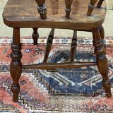 Fauteuil anglais en orme du XIXème