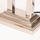 Pair of 1970s chrome table lamps inc grey silk shades