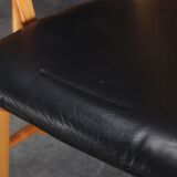 Series of 8 Scandinavian design armchairs 1960s