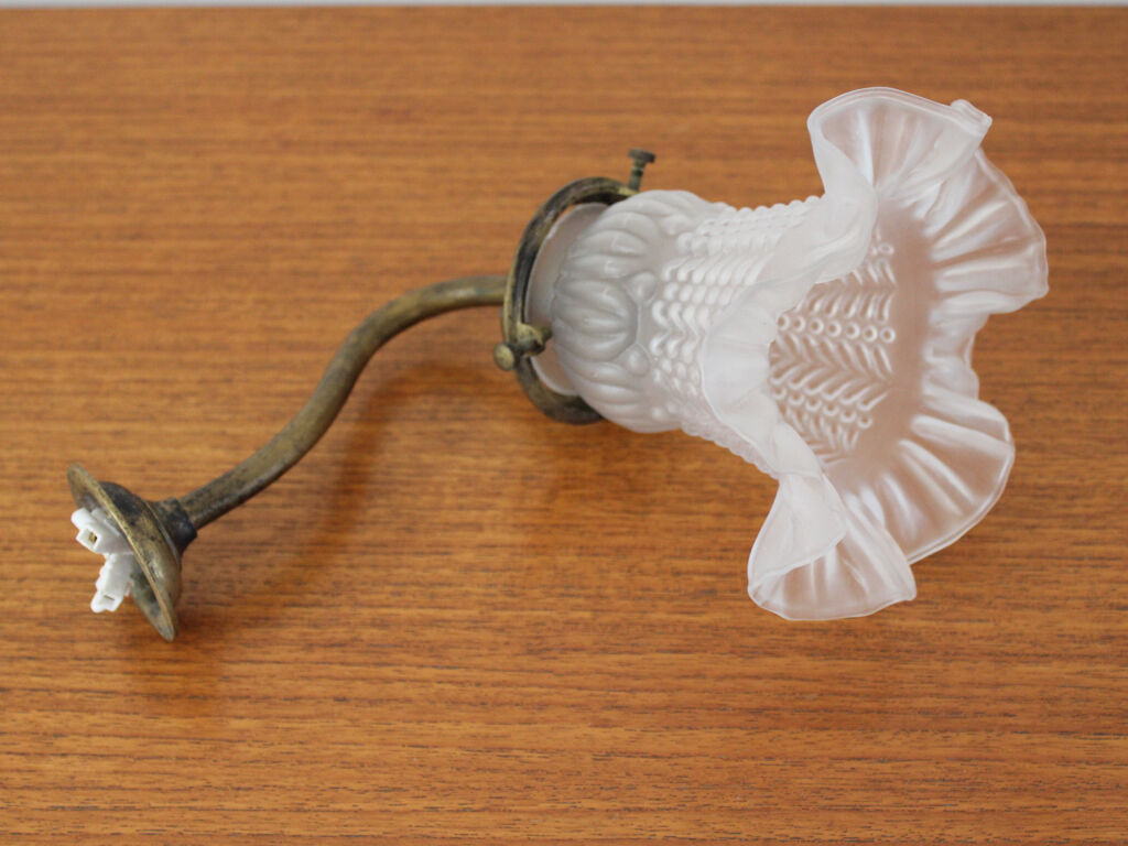 Old tulip sconce