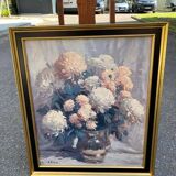 Painting oil on canvas Rudolph Colao still life 58x68