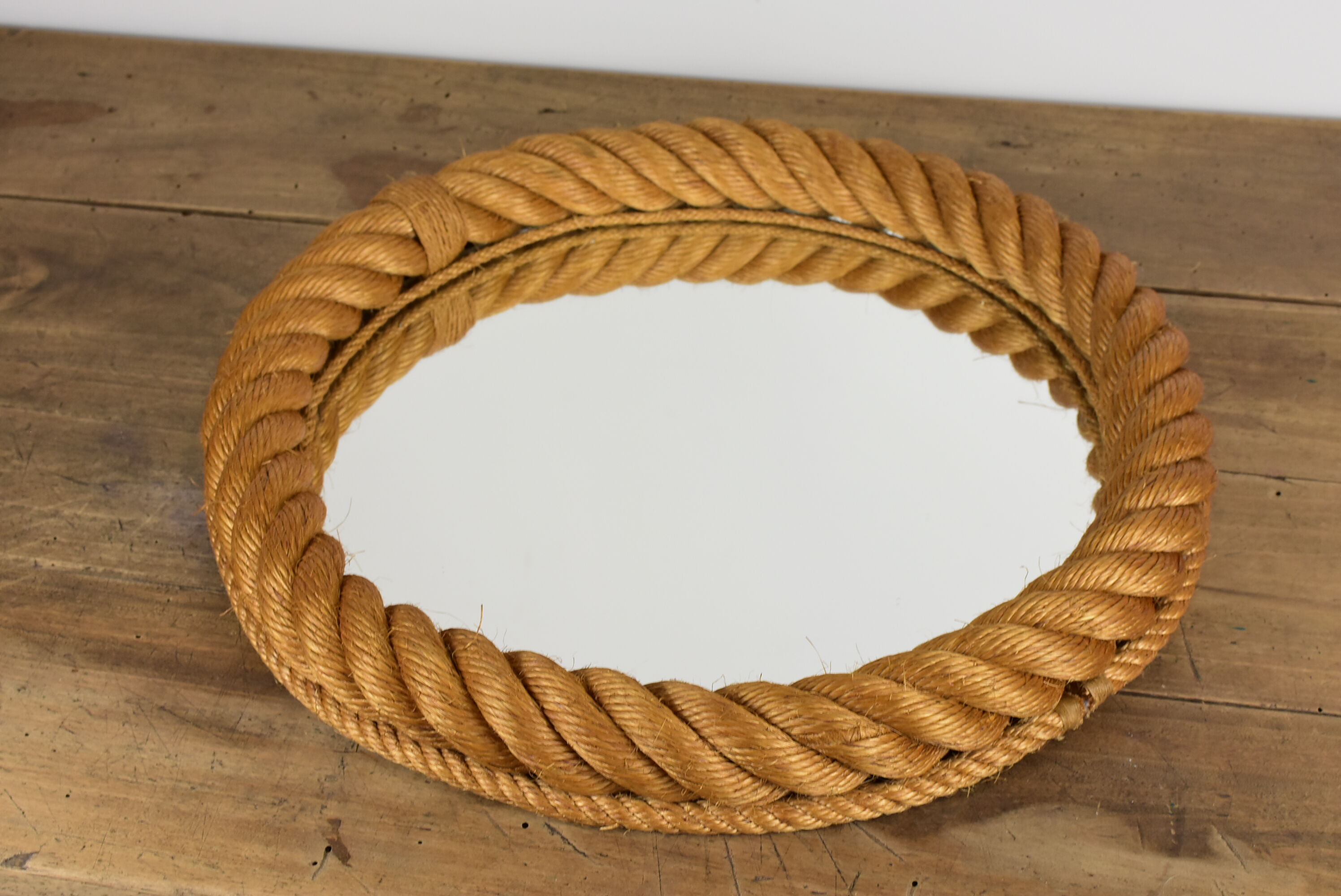 Vintage rope mirror