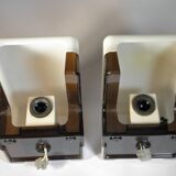 Pair of 1970s design wall lights