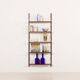 Scandinavian rosewood shelving unit, set of 5 shelves, 1960s