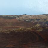 Old wooden box/casket covered with brass