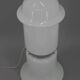 White glass floor lamp, czechoslovakia, 1970s