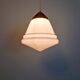 Art Deco conical white opaline suspension, 1920-30
