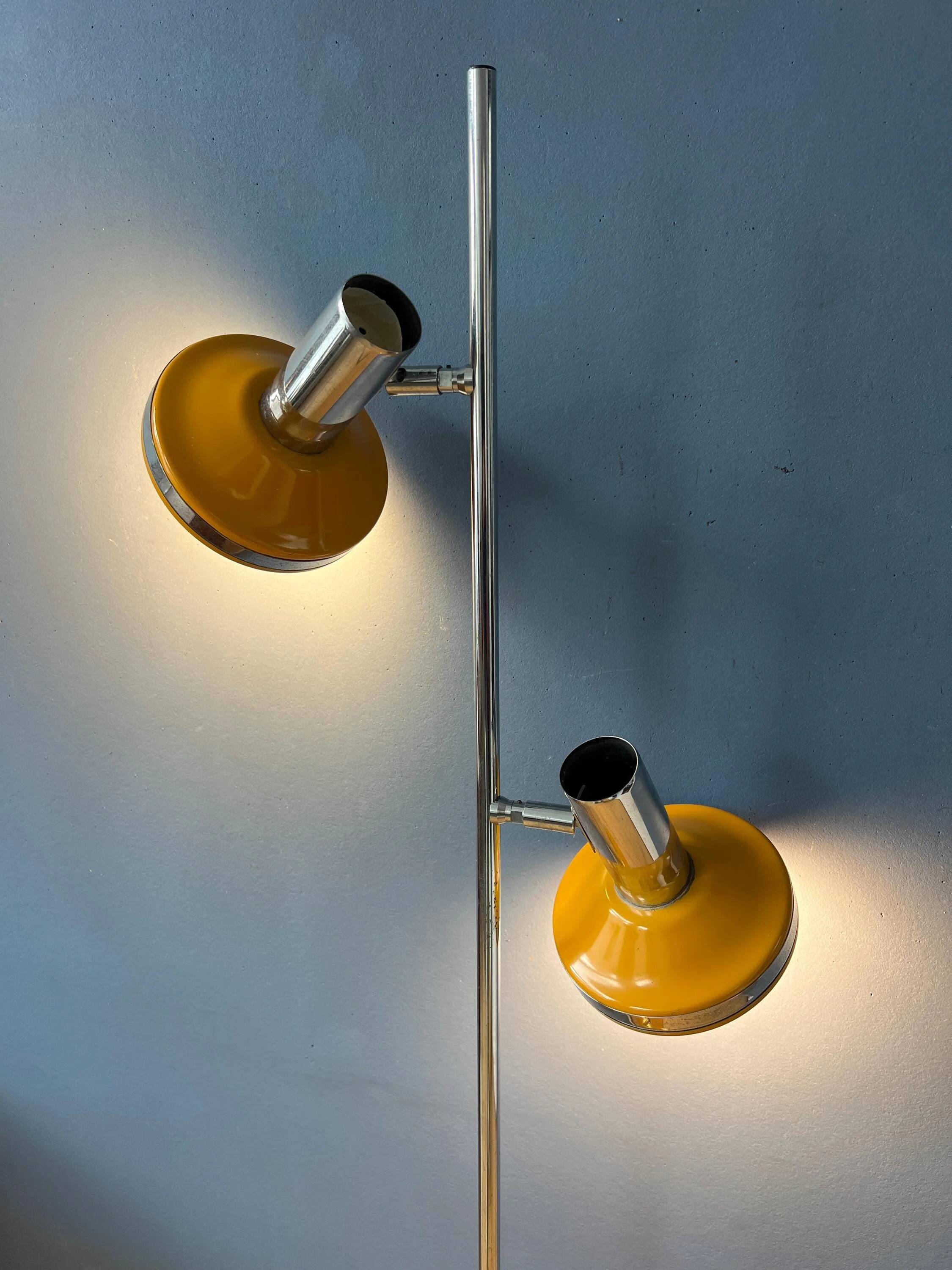 Space Age Mid-Century Floor Lamp Hustadt Leuchten