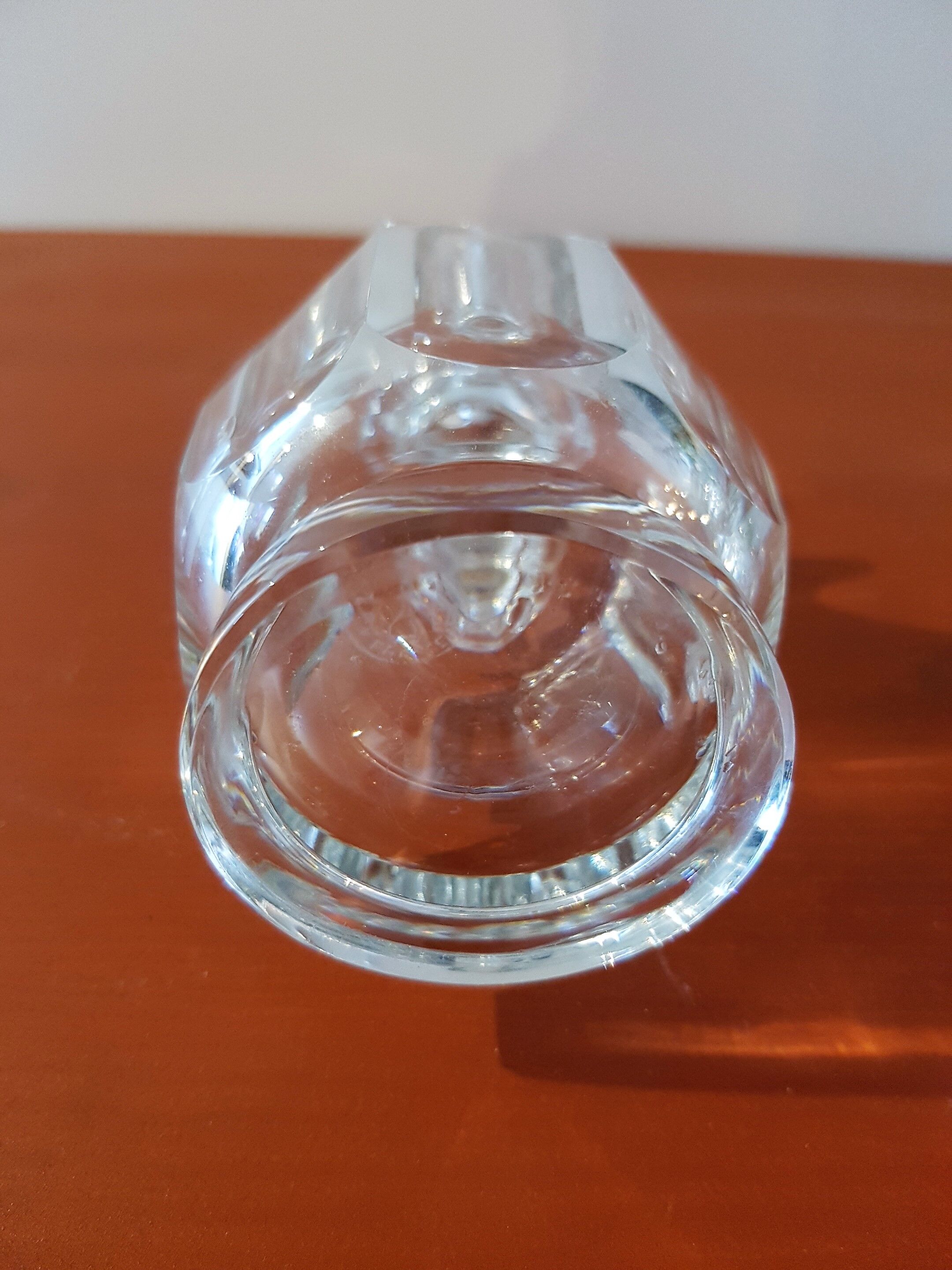 Ensemble de deux flacons ou pots en cristal Baccarat