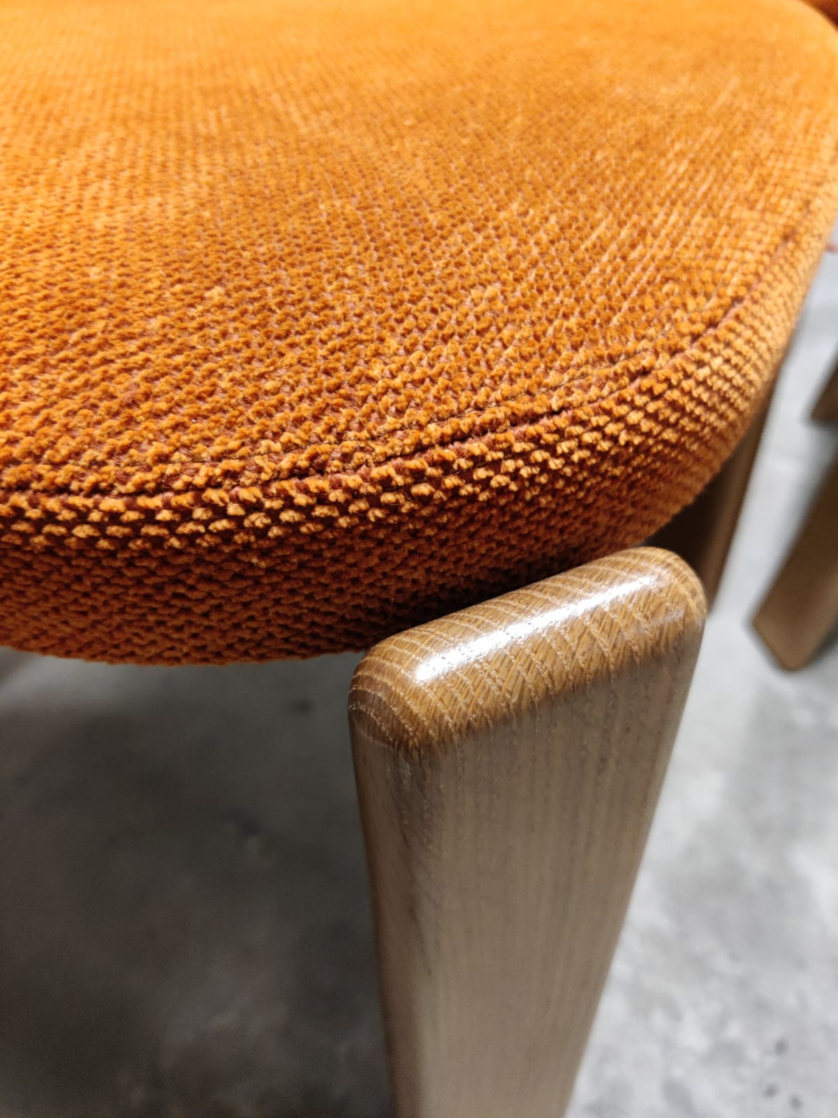 Suite of 8 Bruno Rey chairs