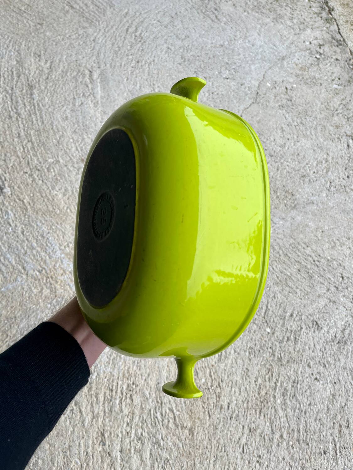 Vintage cocotte le creuset Mama 25 par enzo mari
