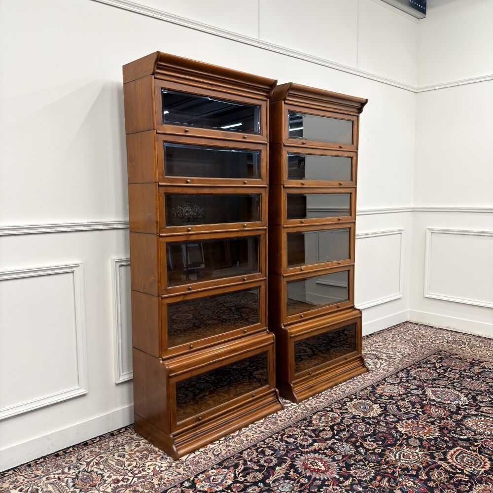 Classic English Globe Wernicke Style Bookcase