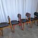 Set of 6 Mix & Match Vintage STOL Kamnik Dining Chairs Yugoslavia 1970s