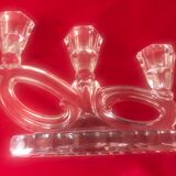 Candlesticks 3 branches crystal