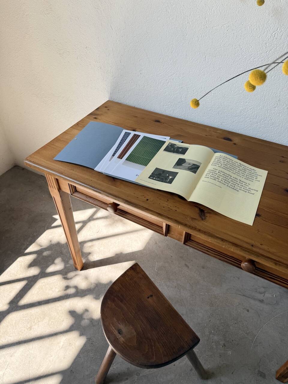 English style pine desk