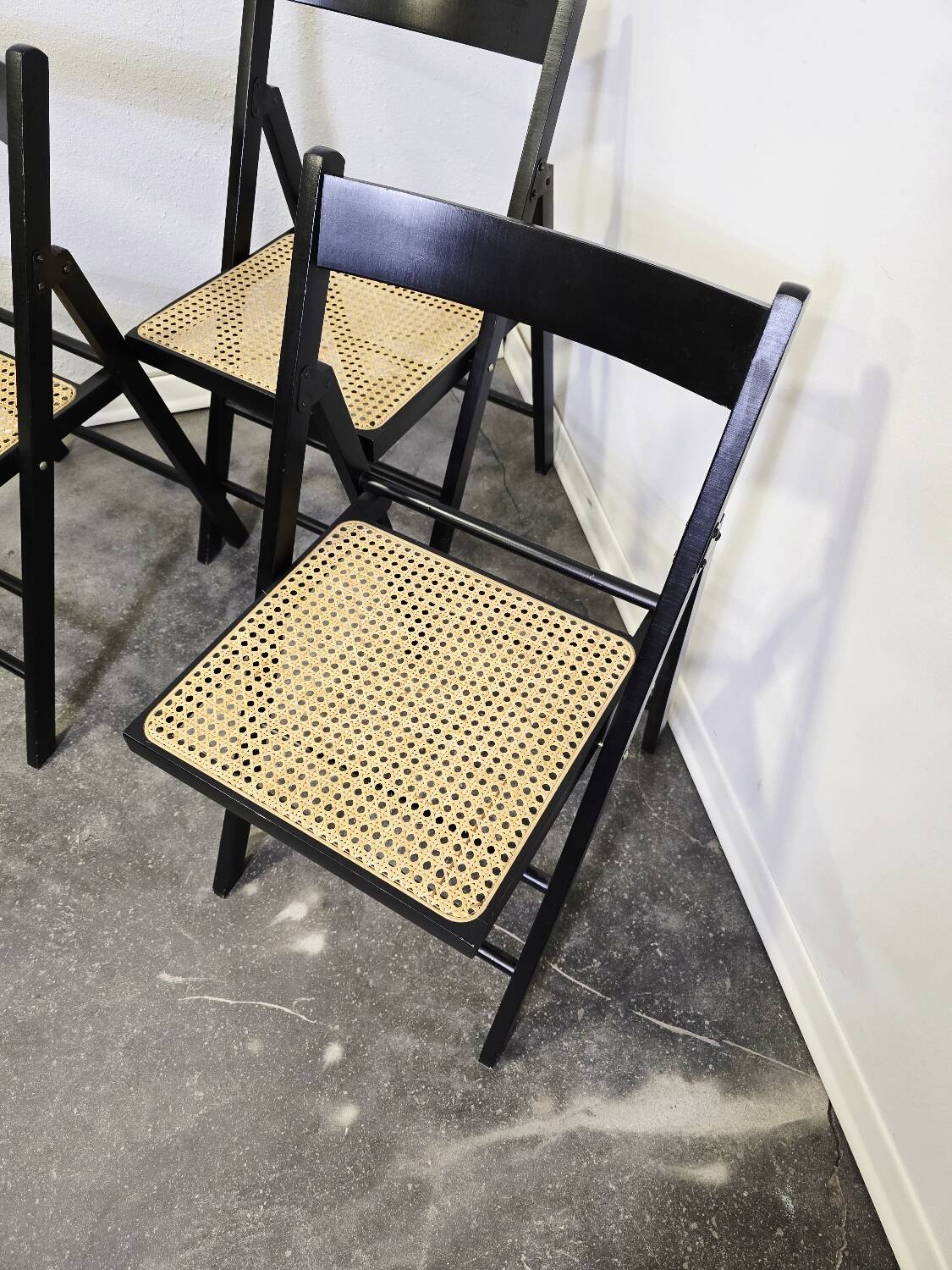 Folding Chair with Cane