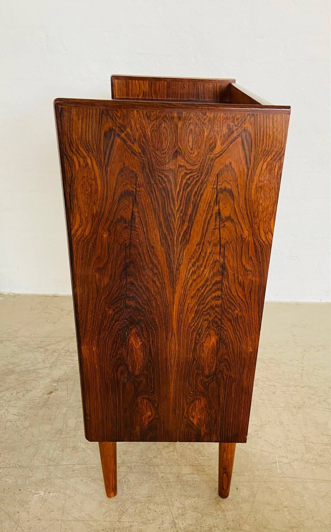 Vintage Danish mid-century modern rosewood chest of drawers by Henning Jørgensen 1959