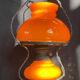 Pendant chandelier, vintage, opaline, Orange, 1970s
