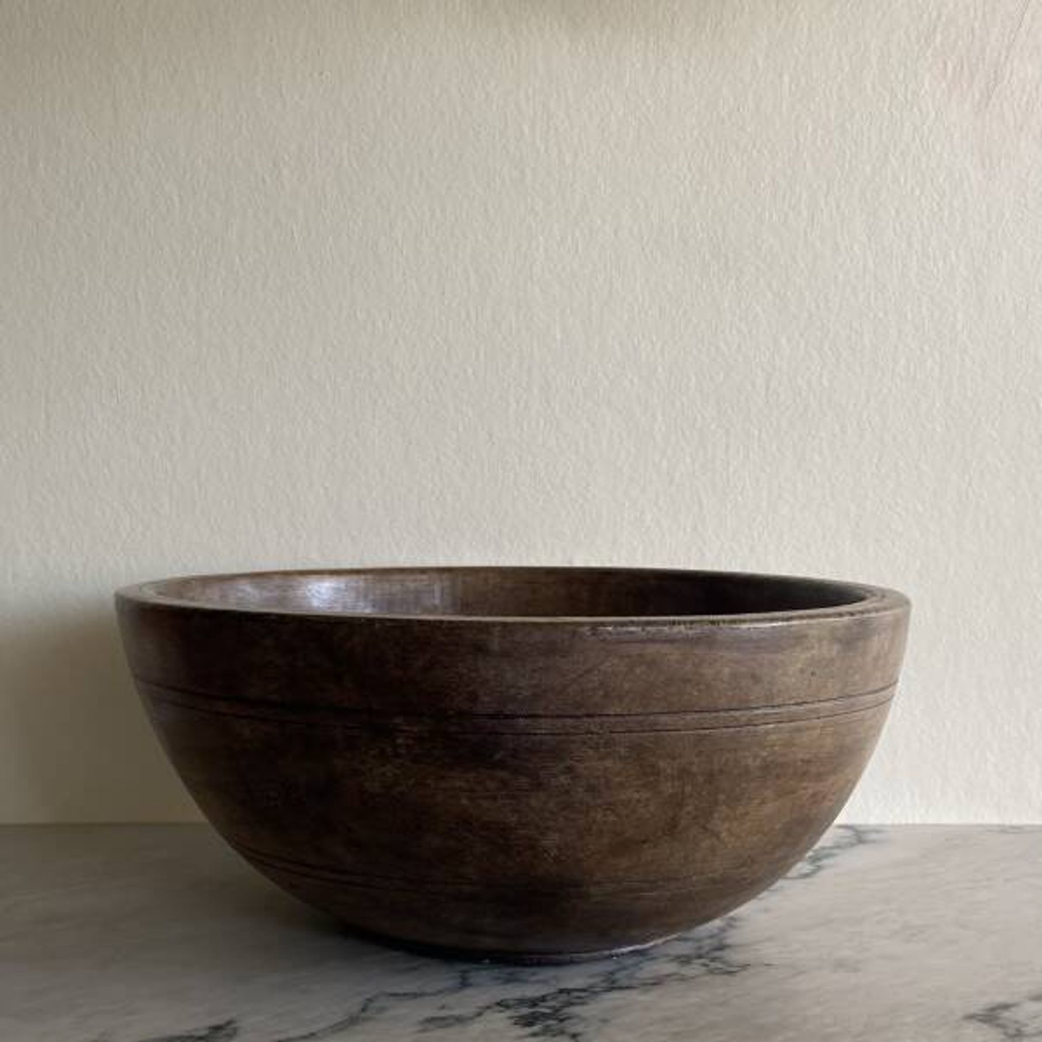 Wooden salad bowl