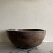Wooden salad bowl