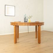 Table à manger extensible élégante par Ruscheweyh, années 1930, noyer