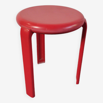 Stool red 1970s