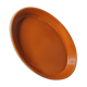Oval terracotta dish