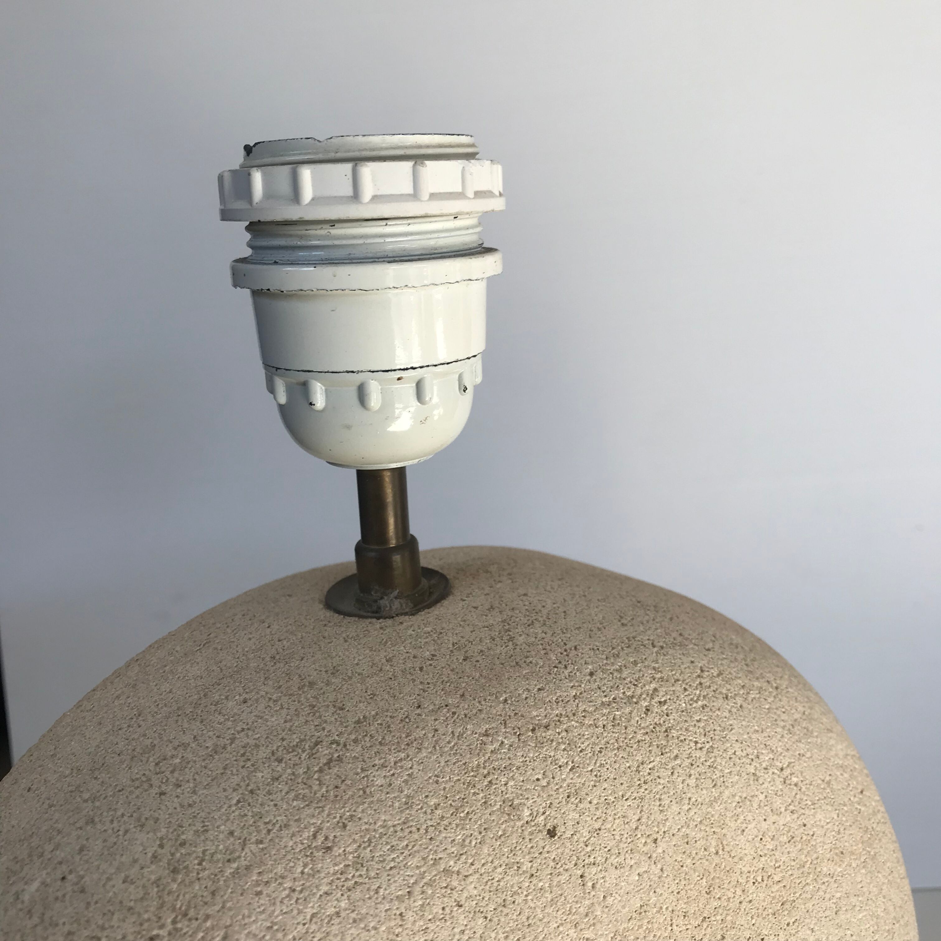 Stone lamp Arsène Galisson