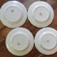 Lot 4 dessert plates Sarreguemines Agreste