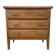 Natural wood chest of drawers