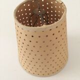 Mini lampshade with vintage perforated cardboard pliers