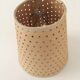 Mini lampshade with vintage perforated cardboard pliers
