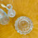 Cendrier en verre vintage