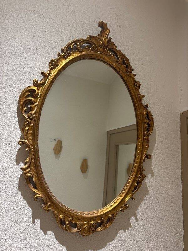 Miroir dorée baroque