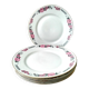 5 Art Deco porcelain dessert plates