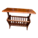 Table d'appoint porte-revues vintage en bois — Bout de canapé