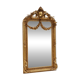 Miroir baroque doré avec guirlande de fleurs