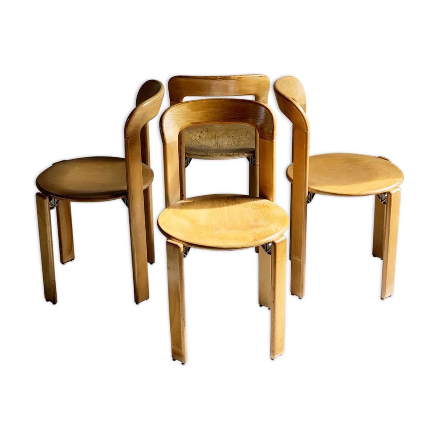 4 chairs design Bruno Rey