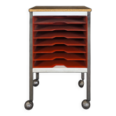 Rolling file cabinet from the 70s