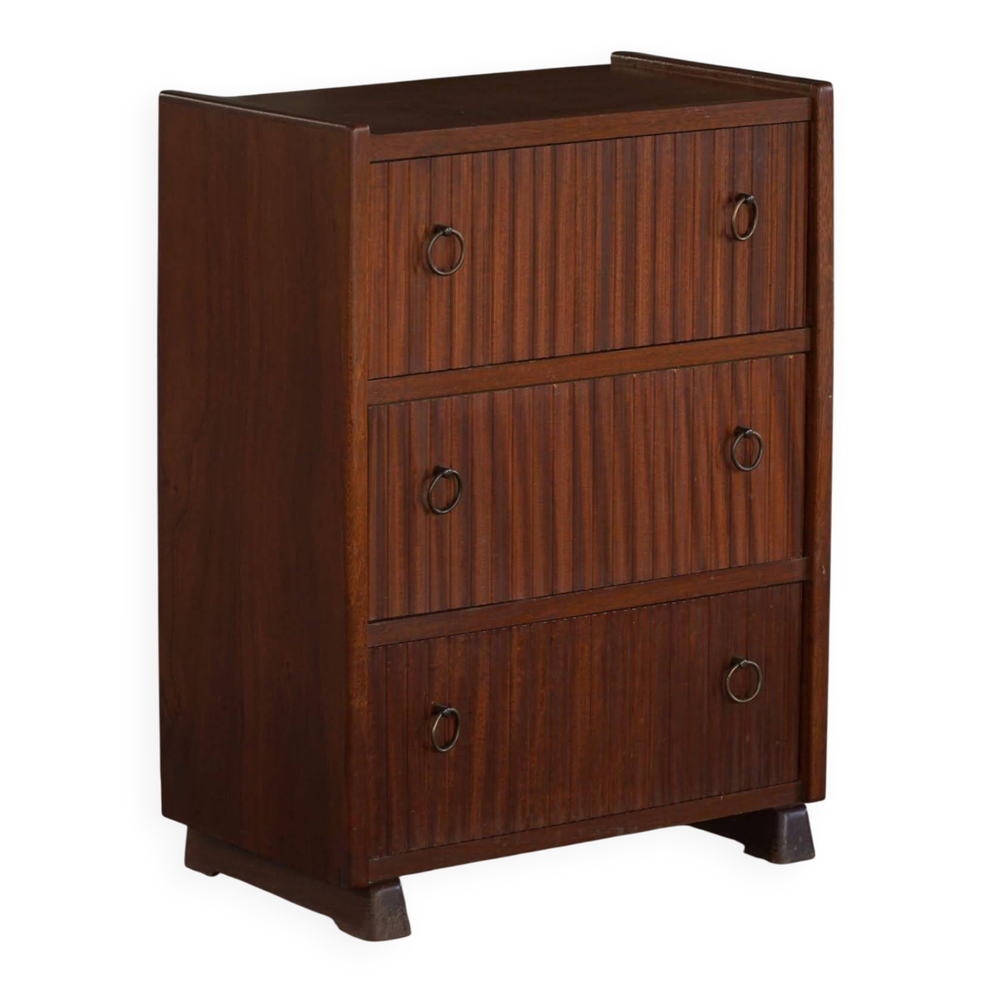 Modern Danish, Mahogany Commode, Frits Henningsen, 1940s