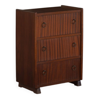 Modern Danish, Mahogany Commode, Frits Henningsen, 1940s