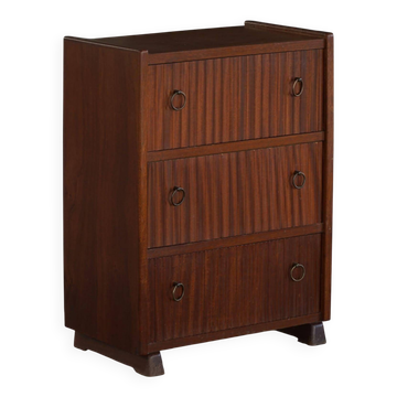 Moderne Danois, Commode en Acajou, Frits Henningsen, années 1940