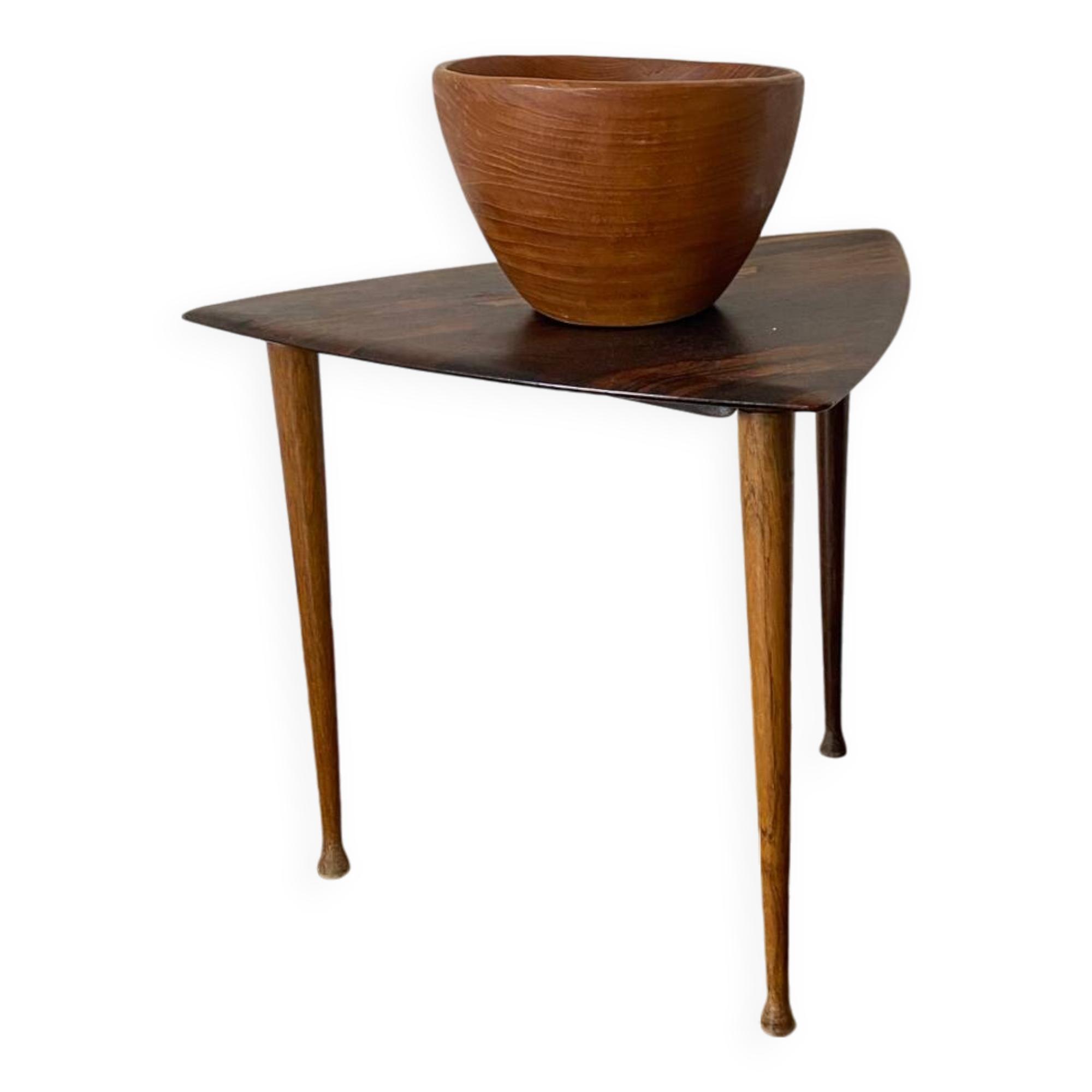 Mid-Century Modernist Teak Bowl, Denmark, 1950s