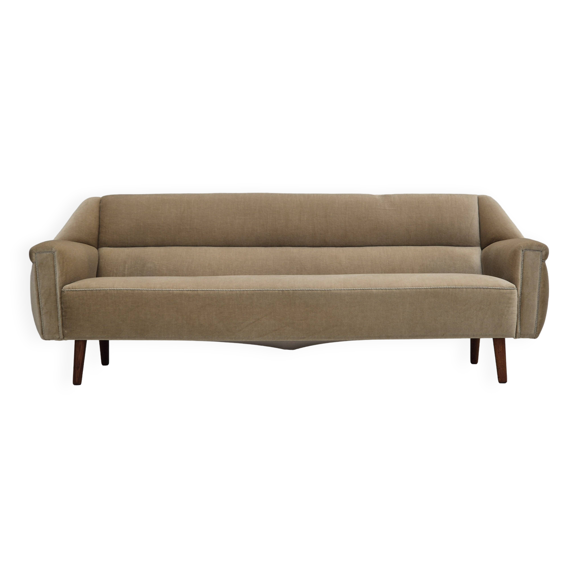 1960s, Danish design by Kurt Østervig for Rolschau Møbler, 3 seater sofa, model 57, original.