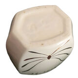 Duo of pots in faience